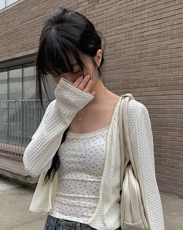 Hono Lace Flower Sleeveless